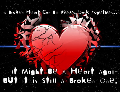 quotes about broken hearts. A Broken Heart Can Be Pieced Back Together