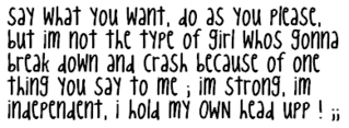 About Me Myspace Comments