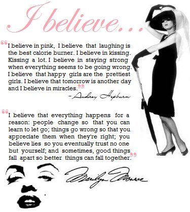I believe quotes for girls